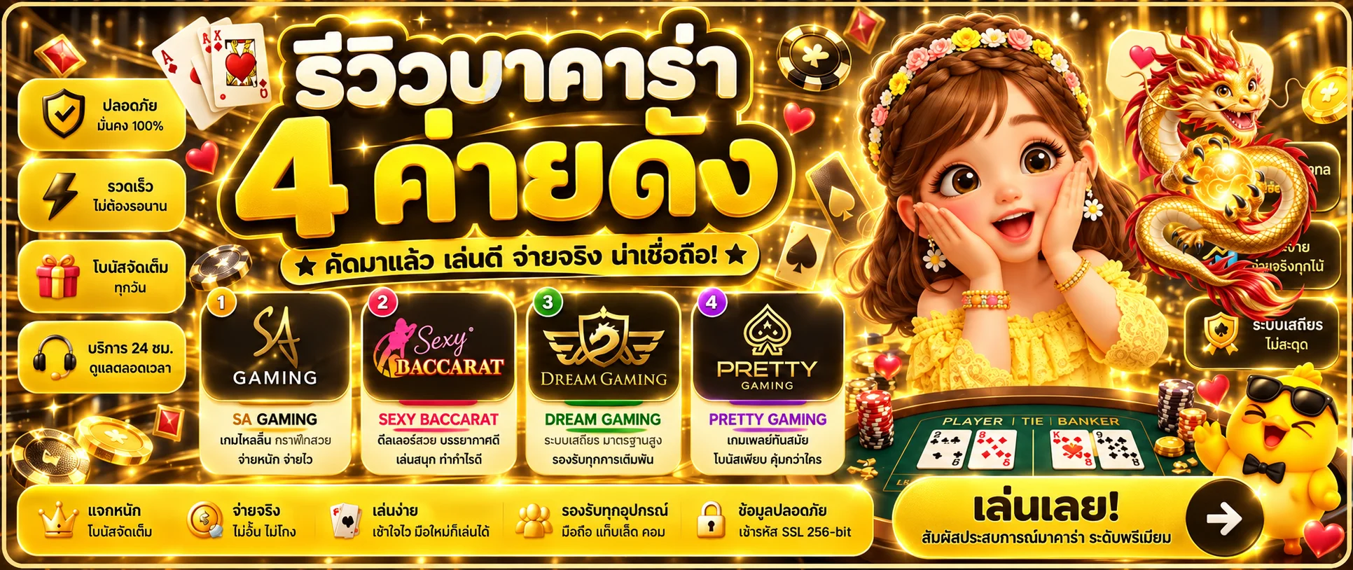 คาสิโนออนไลน์ Dafabet และบาคาร่าออนไลน์